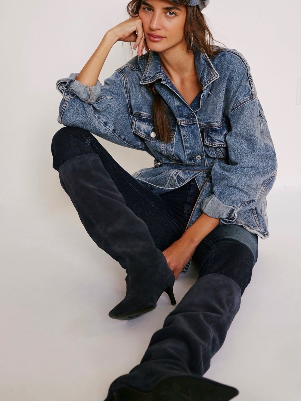 We The Free Knotted Denim Jacket - Picture 3 of 10